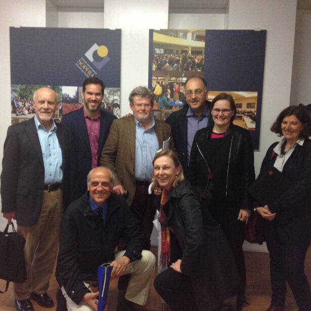 Turningpoint researcher, Benjamin Pavageau, presents during symposium in Loppiano, Italy