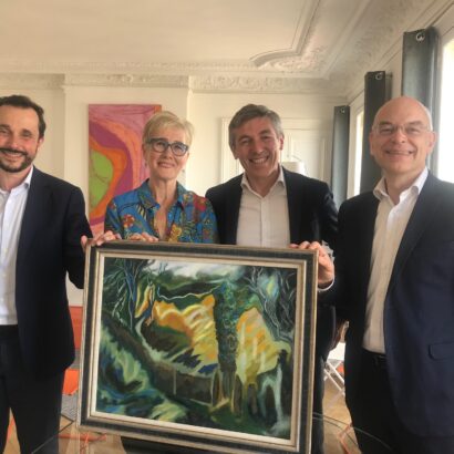 Bridget Farrands reçue à Paris