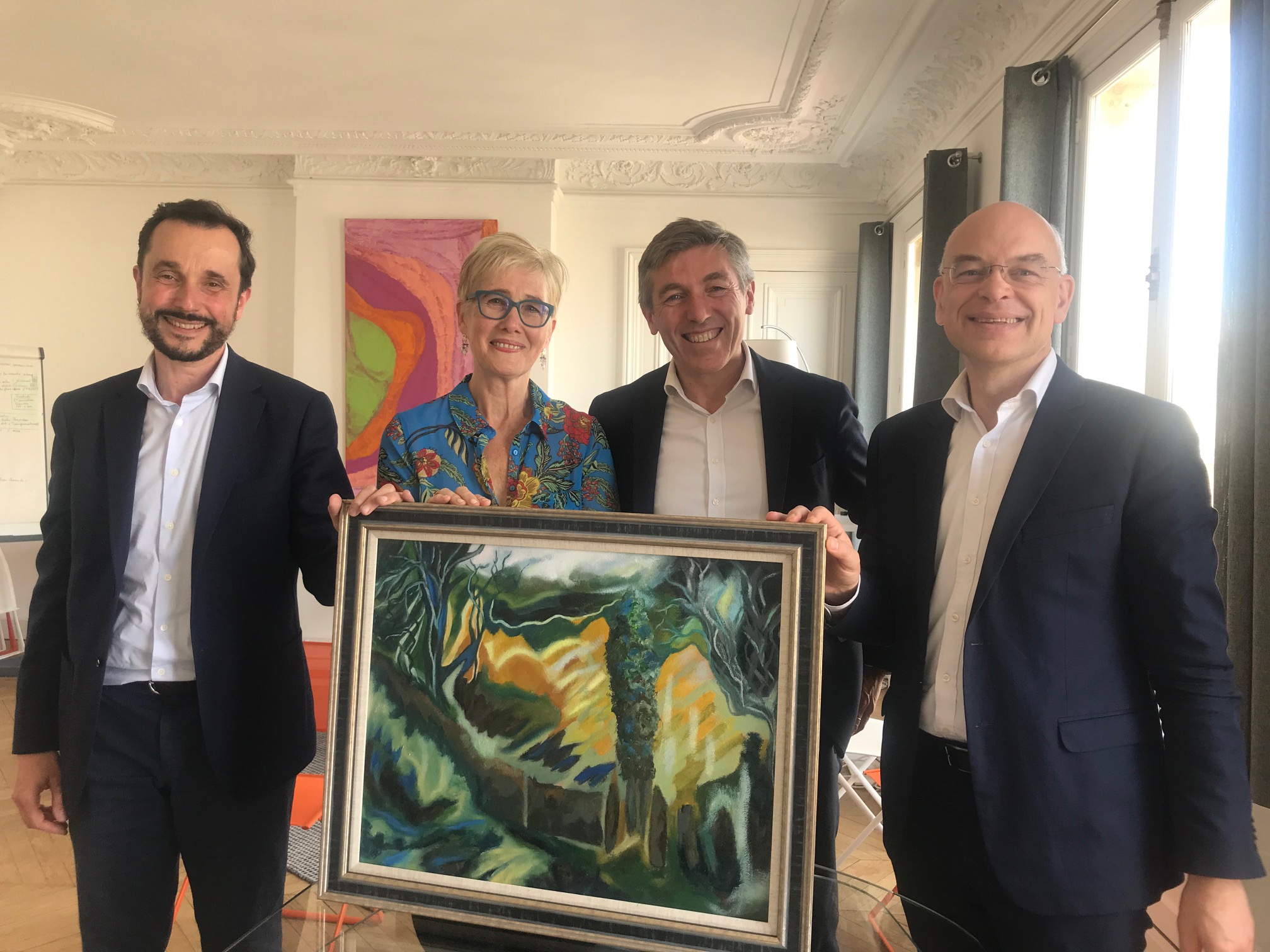 Bridget Farrands reçue à Paris
